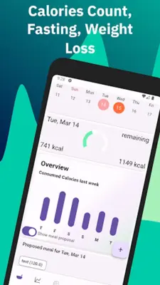 Calorie Count Track Fasting android App screenshot 7